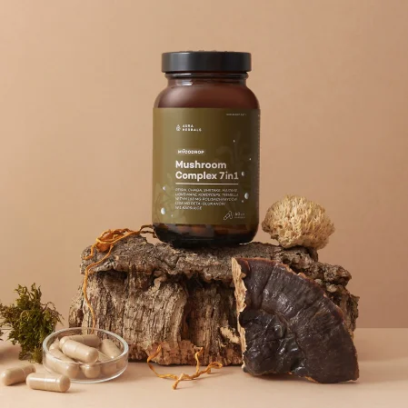 Aura Herbals Mycodrop, Mushroom Complex 7 w 1 - 60 kaps.