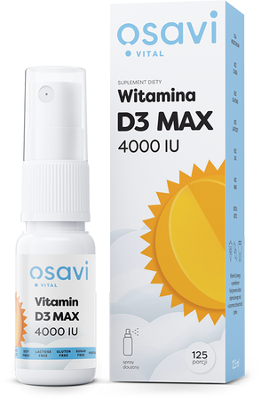 Osavi Witamina D3 Spray Doustny, MAX 4000IU - 12,5 ml.
