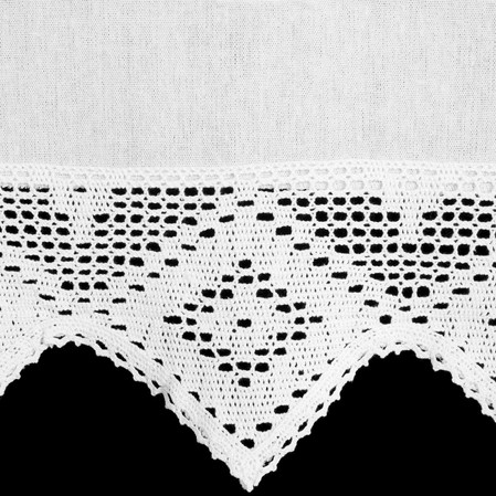 FIRANA GOTOWA ISAAC NA SZELKACH 150 X 30 CM BIAŁY
