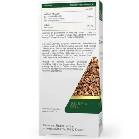 Medica Herbs Ostropest 60 kaps