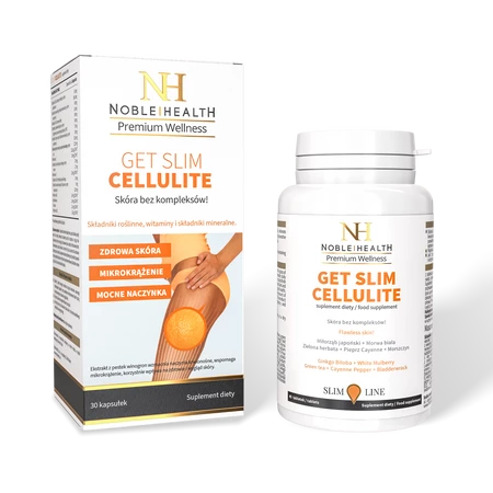 Noble Health Get Slim Cellulite wspomagający spalanie tłuszczu 30 kaps.