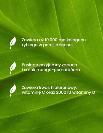 Essensey Kolagen Rybi Premium 10 000mg - 321g smak mango - pomarańcza