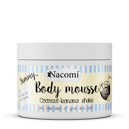 Nacomi - Mus do ciała. Bananowo-kokosowy shake - 180 ml