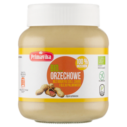 KREM Z PRAŻONYCH ORZESZKÓW ZIEMNYCH BEZGLUTENOWY BIO 360 g - PRIMAECO
