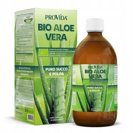 Provida Aloe Vera BIO sok aloesowy z miąższem 500 ml