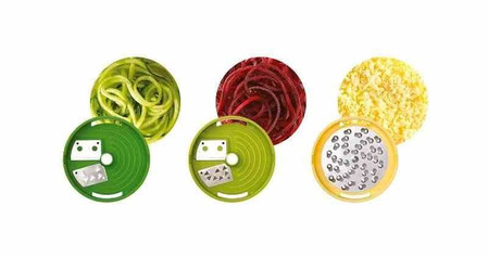 JJ - Spirala do warzyw 3w1 Spiro™, zielona