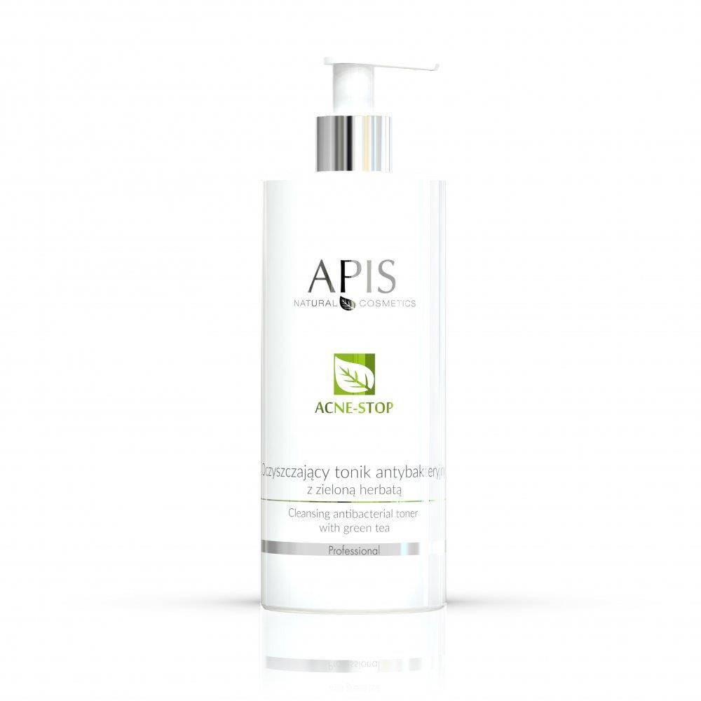 Acne-Stop Cleansing Antibacterial Toner oczyszczający tonik antybakteryjny z zieloną herbatą 500ml - Nabea.pl