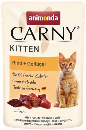ANIMONDA Carny KITTEN Mix Drobiowy 85g