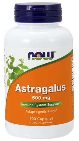 Now - Astragalus 500 mg - 100 kaps