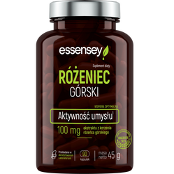 Essensey Różeniec Górski - suplement na aktywność umysłu - 90 kaps.