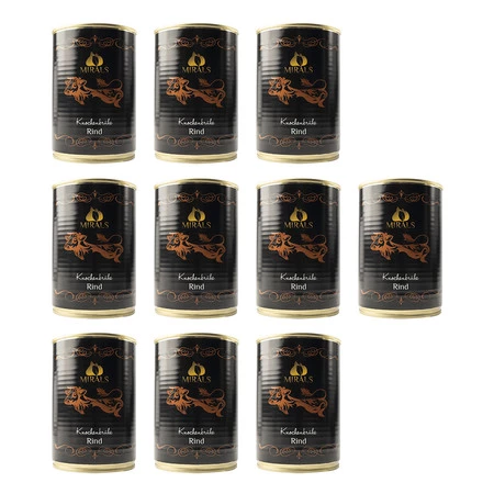 Zestaw 10x MIRALS Knochenbrühe Rind - bulion kolagenowy z kości wołowych (400ml)
