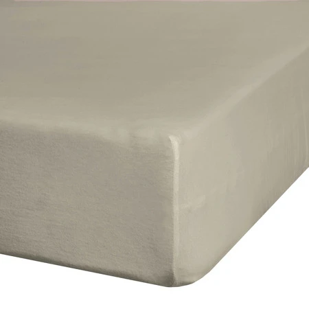 Prześcieradło Jersey3 90 x 200 x 25 cm, Beżowy