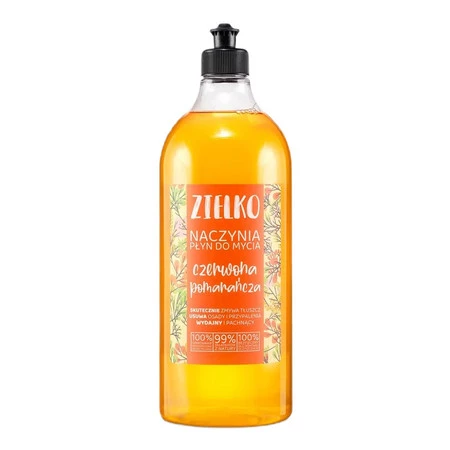 Zielko - Naczynia płyn do mycia naczyń Czerwona Pomarańcza 1000ml