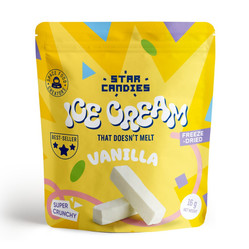 Supergarden STAR CANDIES Lody waniliowe liofilizowane 16 g