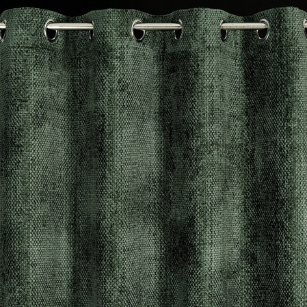 ZASŁONA GOTOWA ALETA 135 X 250 CM CIEMNOZIELONY