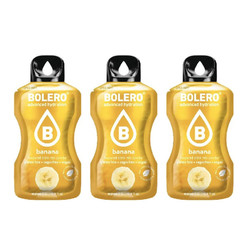 Zestaw: 3x Bolero 3g Banana napój w proszku bez cukru