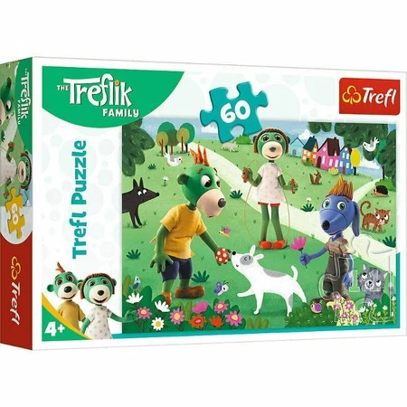 TREFL 17377 Puzzle 60 Radosny dzień Treflików