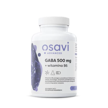 OSAVI GABA 500 mg + witamina B6 (120 kaps.)