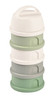BEABA Pojemniki na mleko w proszku 4 komory cotton white/sage green