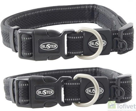 BUSTER REFLECTIVE MESH Obroża Czarna Roz.L