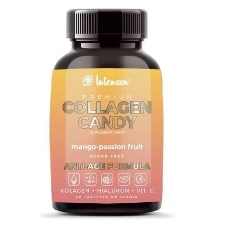 Intenson Collagen Candy 60 tabl do ssania smak mango marakuja