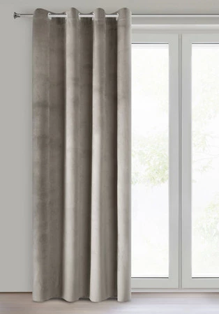 ZASŁONA GOTOWA PIERRE 140 X 250 CM CIEMNOBEŻOWY