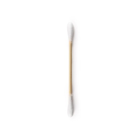 Humble brush, Ekologiczne patyczki do uszu bambus i naturalna bawełna, WHITE, białe, 100szt