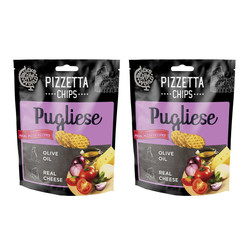 Zestaw: 2x PIZZETTA CHIPS Pugliese 70g