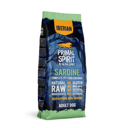 Primal Spirit Iberian Sardine - półwilgotna karma dla psa - 12kg