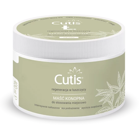Cutis Ł - ŁUSZCZYCA maść konopna 20% + CBD 400 ml