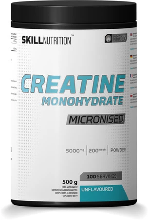 Skill Nutrition Micronised Creatine Monohydrate Kreatyna monohydrat 500 g smak naturalny