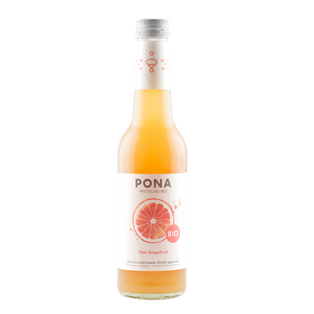 NAPÓJ RÓŻOWY GREJPFRUT BEZ DODATKU CUKRÓW BIO 330 ml - PONA