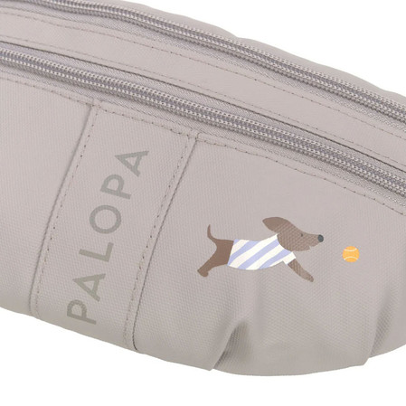 PALOPA Torebka nerka na smakołyki dla psa mini Enja taupe