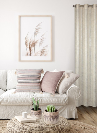 Poszewka Boho 5 45 x 45 cm, Pudrowy Róż