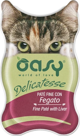 OASY Cat Delicatesse Fine Pate Liver Wątróbka w pasztecie 85g