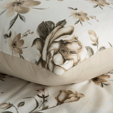 Komplet Pościeli Satynowej Spring 41 220 x 200 cm, Jasnokremowy