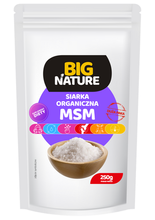 Big Nature Siarka Organiczna MSM 250 g