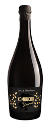 KOMBUCHA BY LAURENT Kombucha Szampańska Na Płatkach Dębu O Smaku Kwiatów Czarnego Bzu BIO 750ml