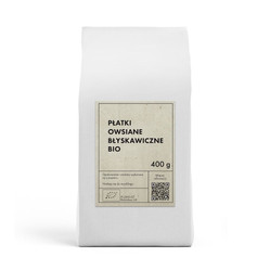 PŁATKI OWSIANE BŁYSKAWICZNE BIO 400 g - THE PLANET
