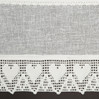 FIRANA GOTOWA DORIS NA TAŚMIE 150 X 30 CM KREMOWY