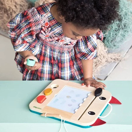 LILLIPUTIENS Drewniana tablica – znikopis Wilk Louis 2 lata+