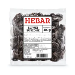 Hebar Śliwki suszone 400 g KRÓTKA DATA 2026-07-30