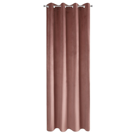 ZASŁONA GOTOWA PIERRE 140 X 250 CM CIEMNORÓŻOWY