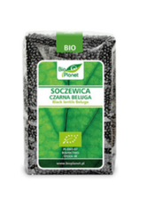 SOCZEWICA CZARNA BELUGA BIO 500 g - BIO PLANET