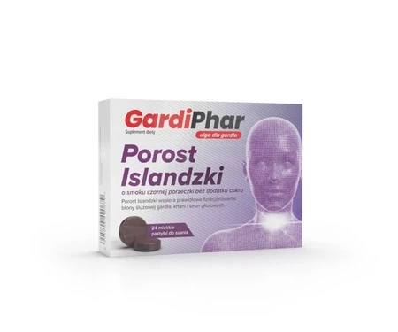 GardiPhar Porost czarna porz.b/cuk. 24szt