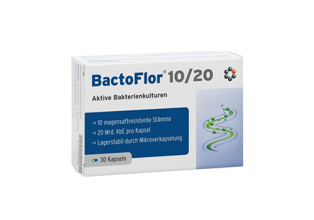 INTERCELL PHARMA Bactoflor 10/20 kompleks bakterii 30 kaps.