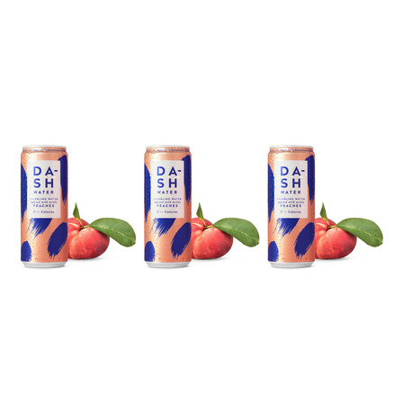 Zestaw: 3x DASH WATER - gazowana BRZOSKWINIA 330ml