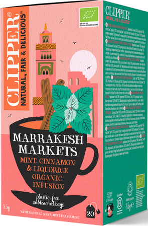 Herbatka z miętą, cynamonem i lukrecją (Marrakesh Markets) BIO 20 x 1,75 g 35 g