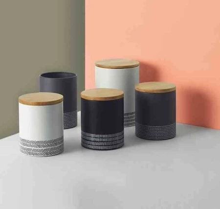 TYP - Pojemnik kuchenny L, biały, Monochrome