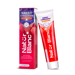 Sylevco Natur Blanc Pasta do zębów SWEET CINNAMON remineralizująca 100ml